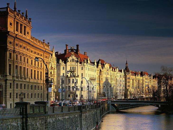 Vltava River Czech Republic HD, world, travel, travel and world, HD wallpaper