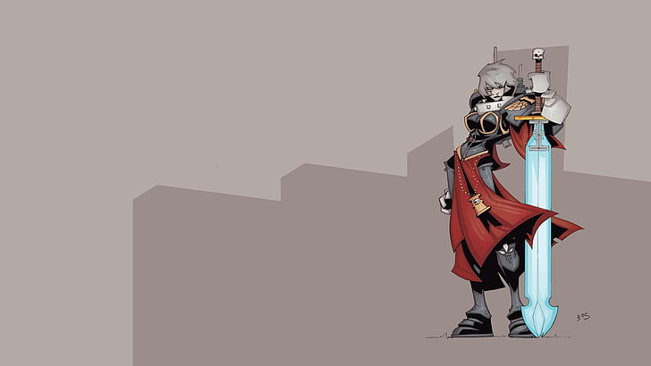male anime character illustration, Warhammer 40,000, Sisters of Battle, HD wallpaper