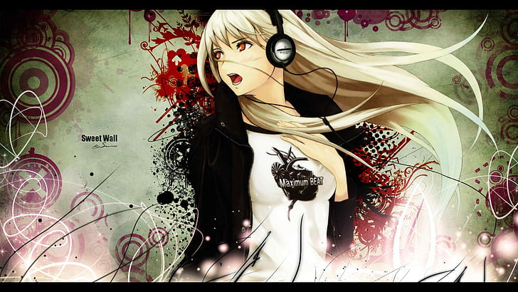 HD wallpaper: Anime Girl, Music, Headphones | Wallpaper Flare