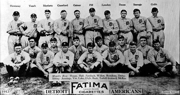 1913, baseball, detroit, mlb, tigers, HD wallpaper