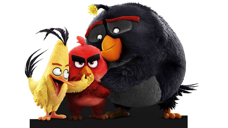 Hd Wallpaper Animation Angry Birds 8k Red Chuck Bomb Wallpaper Flare