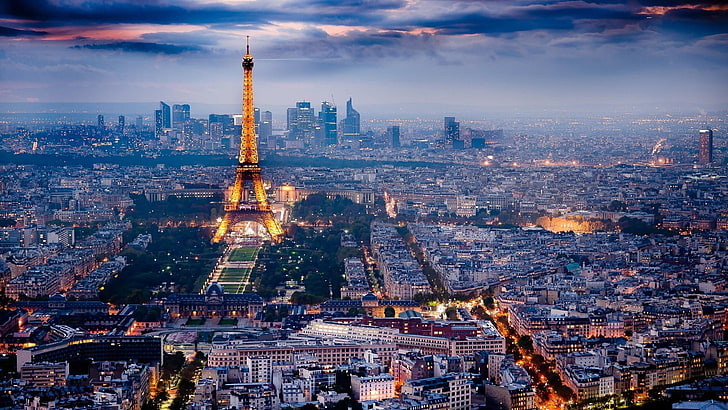 paris, eiffel tower, cityscape, europe, france, architecture