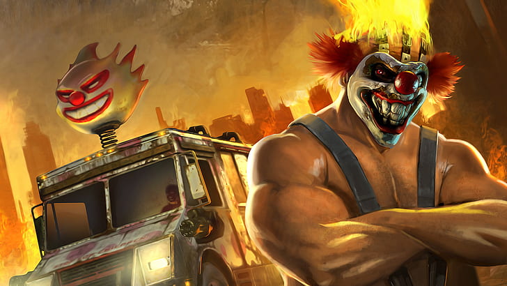 Clown Sweet Tooth Twisted Metal HD, video games