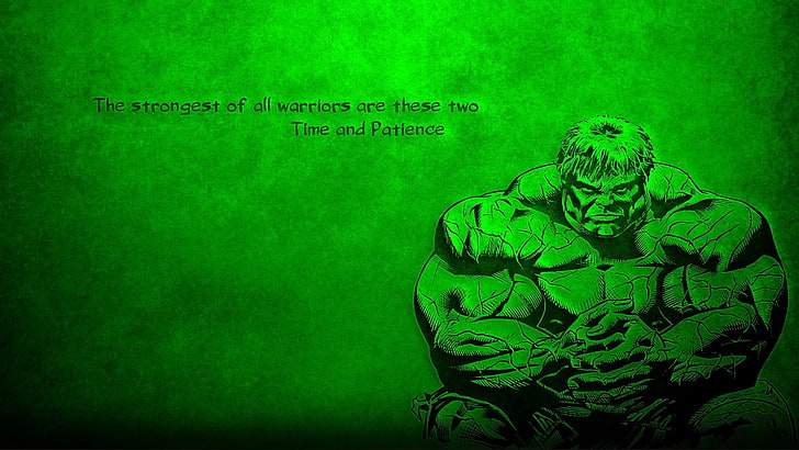 Hulk illustration, green, quote, green color, people, communication