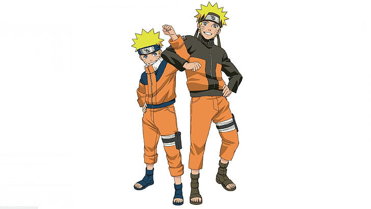 2732x2048px | free download | HD wallpaper: naruto, anime, white  background, full length, cut out, smiling | Wallpaper Flare