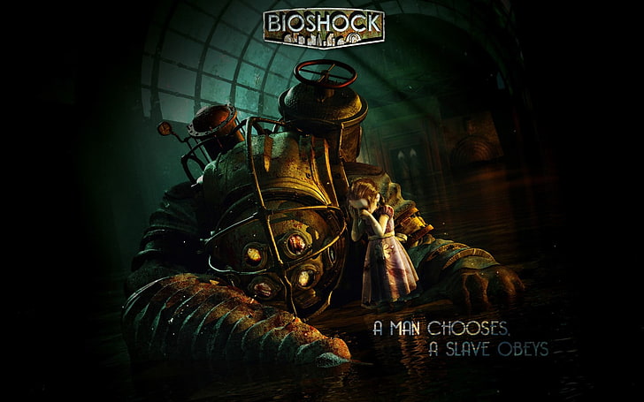 Bioshock Big Daddy Porn - Bioshock big daddy rapture video games little sister sea 1080P, 2K, 4K, 5K  HD wallpapers free download | Wallpaper Flare