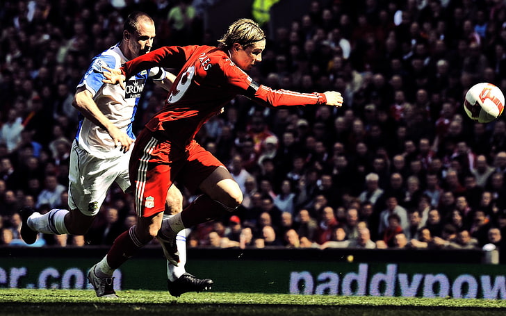 soccer player, Fernando Torres, men, balls, sport , full length