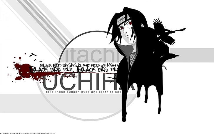 naruto shippuden uchiha itachi 1920x1200  Anime Naruto HD Art