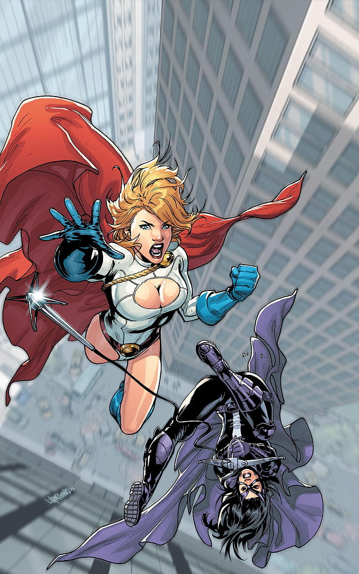 female superhero comic, World's Finest, Power Girl, Huntress