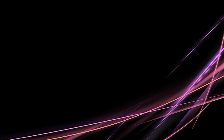 black, pink, and purple digital wallpaper, rays, light, line