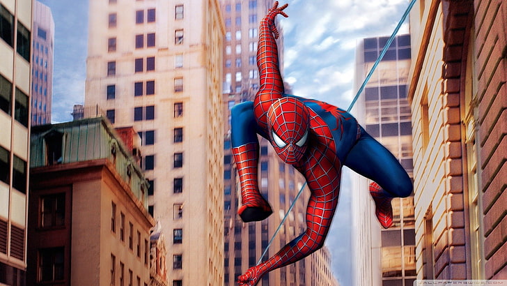 The Amazing Spider-Man, artwork, architecture, built structure, HD wallpaper