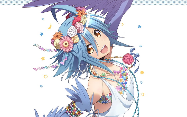 HD wallpaper: anime, Anime Girls, Harpy, Monster Musume No Iru Nichijou,  Papi (Monmusu) | Wallpaper Flare