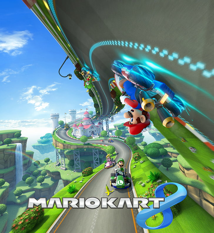 5K, Mario Kart 8 Deluxe, Nintendo Switch, Wii U, representation, HD wallpaper