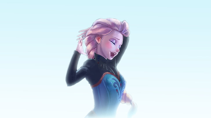 Elsa from Disney Frozen, Frozen (movie), Princess Elsa, women, HD wallpaper