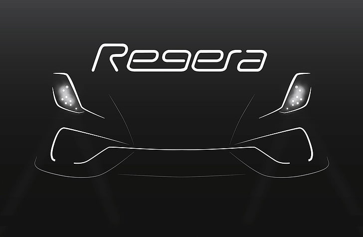 Hd Wallpaper Koenigsegg Regera Koenigsegg Regera Logo Text