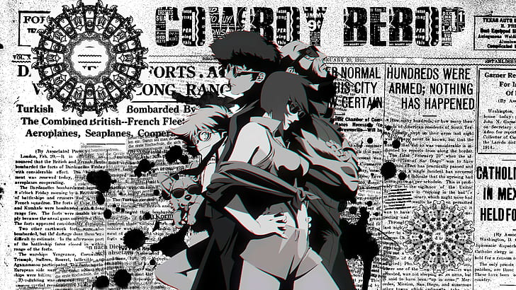 Cowboy Bebop, anime, artwork, Spike Spiegel, HD wallpaper