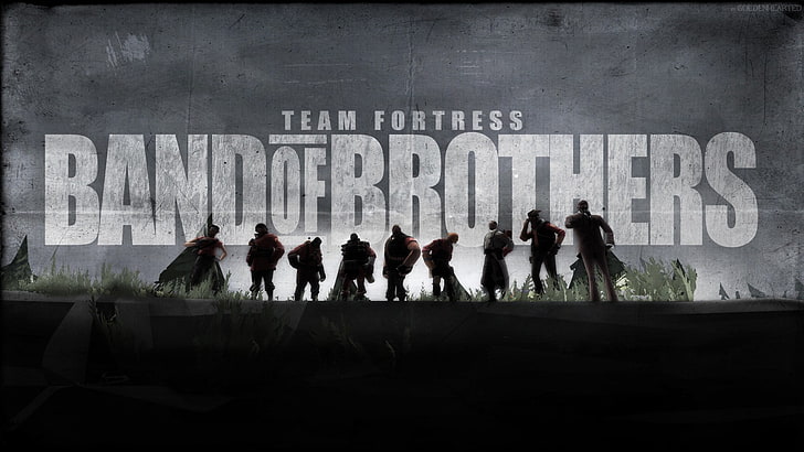 Team Fortress Band of Brothers digital wallpaper, Team Fortress 2