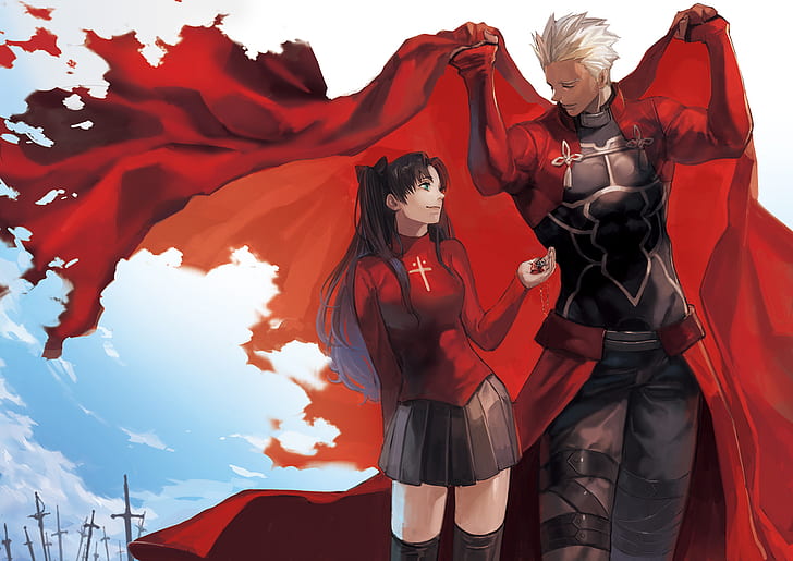 Tohsaka Rin Archer Fate Stay Night Fate Series Fate Stay Night 1080p 2k 4k 5k Hd Wallpapers Free Download Wallpaper Flare