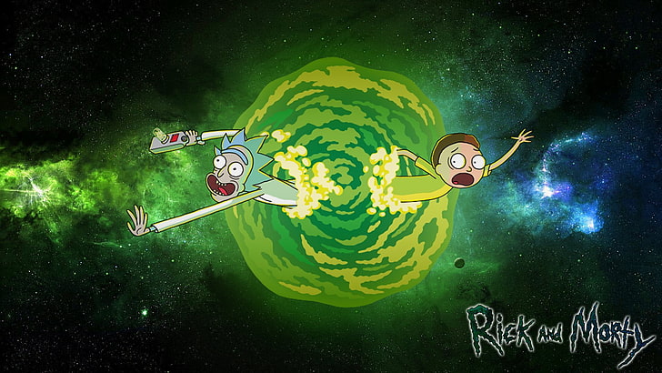 TV Show, Rick and Morty, Artistic, Cartoon, Green, Morty Smith, HD wallpaper