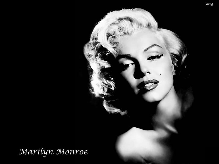 Hd Wallpaper Photography Black And White Celebrities Marilyn Monroe Beauty Curly Hair Short Hair Wallpaper Flare
