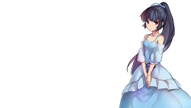 black haired female anime character illustration, Log Horizon, HD wallpaper
