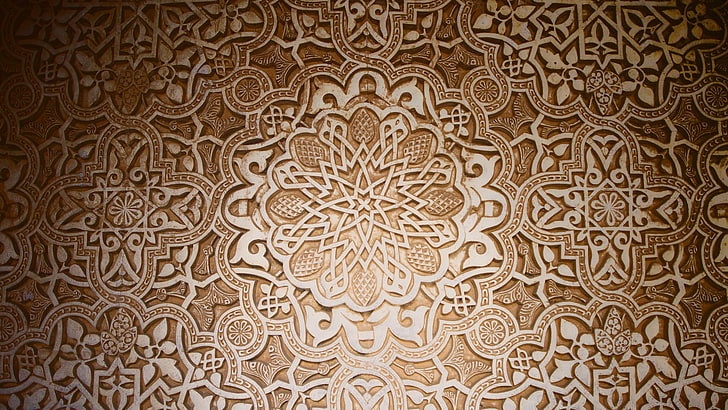 arabian, Dark, design, islamic, mosaic, Ottoman, pattern, stars