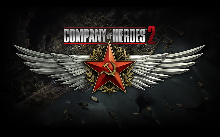 Company of Heroes 2 Video Game, close-up, star shape, red, indoors, HD wallpaper