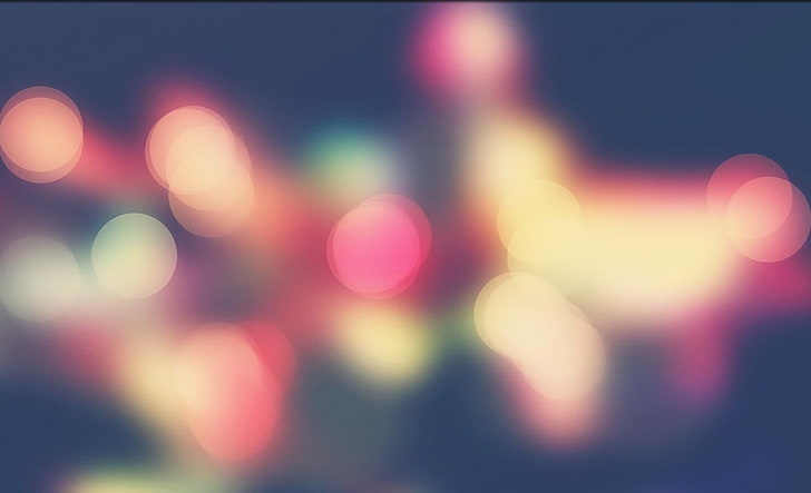 red, yellow, and green bokeh photography, untitled, lights, blurred, HD wallpaper