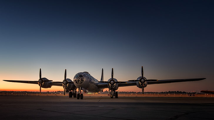 boeing b 29 superfortress 4k hd   download, air vehicle, airplane, HD wallpaper