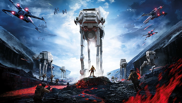 HD wallpaper: Star Wars spaceship illustration, Star Wars: Battlefront,  video games | Wallpaper Flare