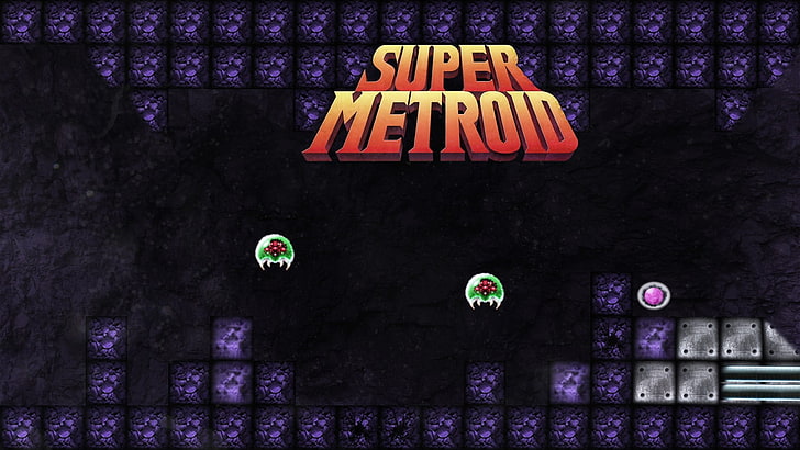 Super Metroid game application screenshot, Samus Aran, retro games