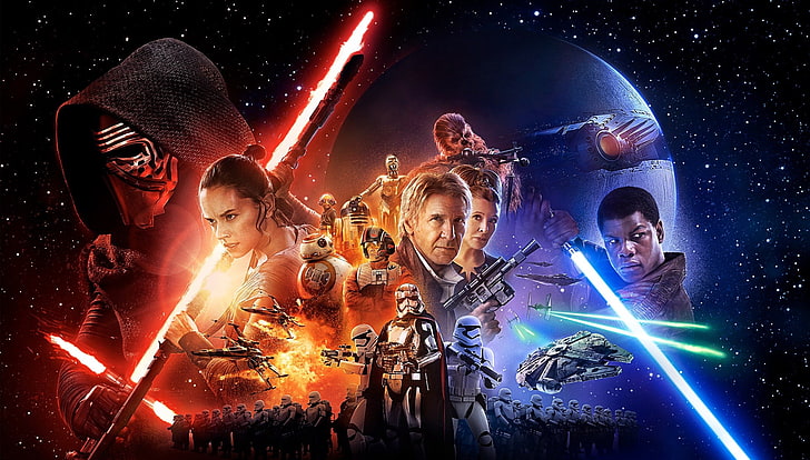 Star Wars The Force Awakens wallpaper, Star Wars: The Force Awakens, HD wallpaper