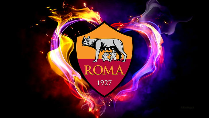 Soccer, A.S. Roma, Emblem, Logo