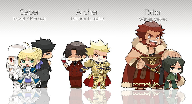 Fate Series, Fate/Zero, Archer (Fate/Zero), Gilgamesh (Fate Series), HD wallpaper