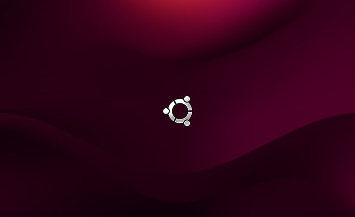 Ubuntu Lucid, grey circle with three dots logo, Computers, Linux HD wallpaper