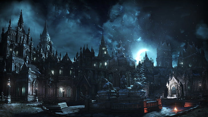 Irithyll, Dark Souls III, video games, Gothic architecture
