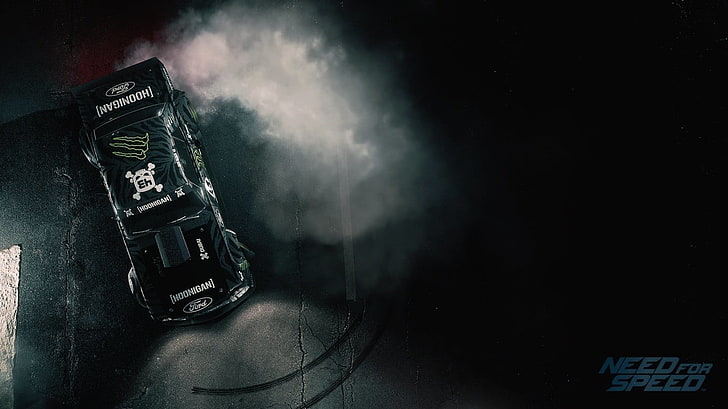 black vehicle crashing on road at nighttime, Need for Speed, 2015