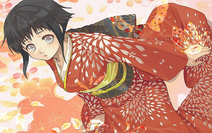 Naruto Hinata in kimono dress wallpaper, Hyuuga Hinata, Naruto Shippuuden, HD wallpaper