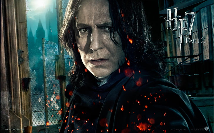 Professor Severus Snape, Hogwarts, part 2, HP 7, Alan Rickman