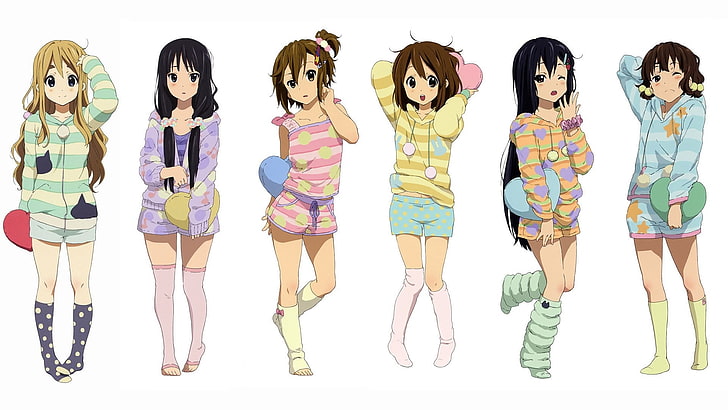 K-ON!, Tainaka Ritsu, Hirasawa Yui, Akiyama Mio, Kotobuki Tsumugi, HD wallpaper