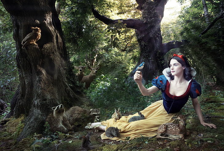Disney Snow White, tale, Rachel Weisz, snow white and the seven dwarfs