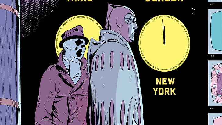 Watchmen, comics, Rorschach, Nite Owl