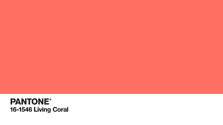 colorful, pink, coral, logo, solid color, color codes, minimalism, HD wallpaper