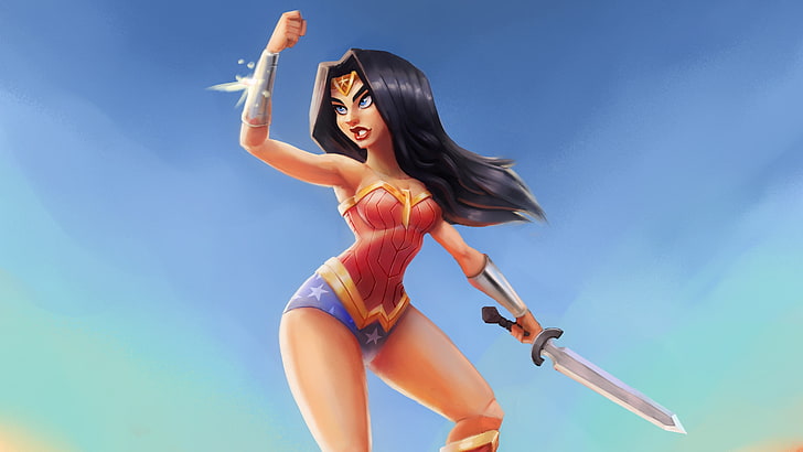 HD wallpaper: cinema, game, Wonder Woman, armor, weapon, cartoon, movie,  ken | Wallpaper Flare