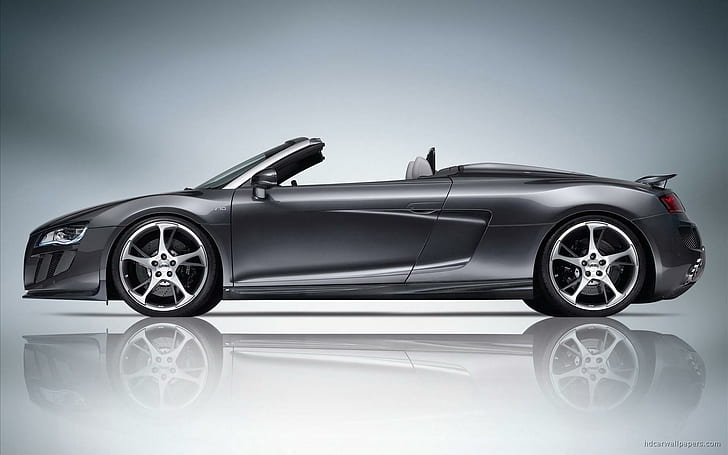 2010 ABT Audi R8 Spyder 3, grey convertible coupe, cars