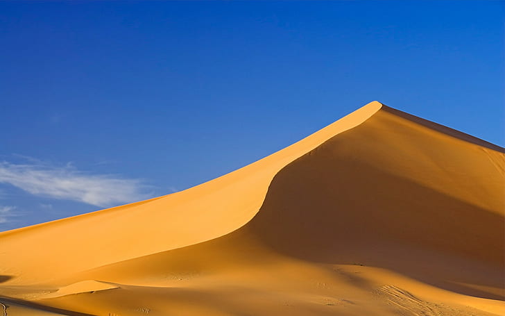 landscape, dune, sand, desert, nature, HD wallpaper