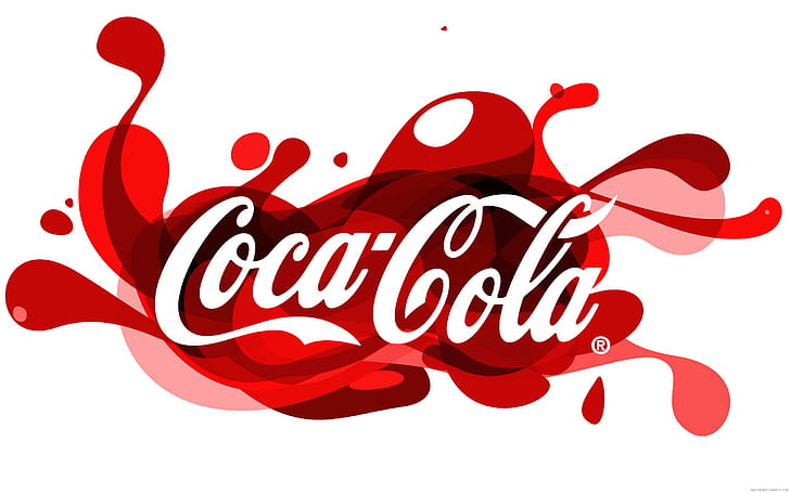 Coca cola logo, coca cola logo, brand, HD wallpaper