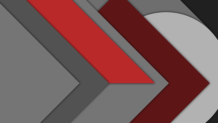 gray and red wallpaper, white, abstraction, grey, geometry, design, HD wallpaper