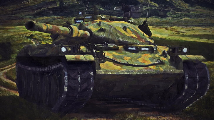 black and yellow metal tool, World of Tanks, wargaming, video games