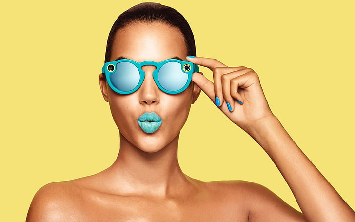 Snapchat glasses 2017 Tech Wallpaper, headshot, portrait, one person, HD wallpaper